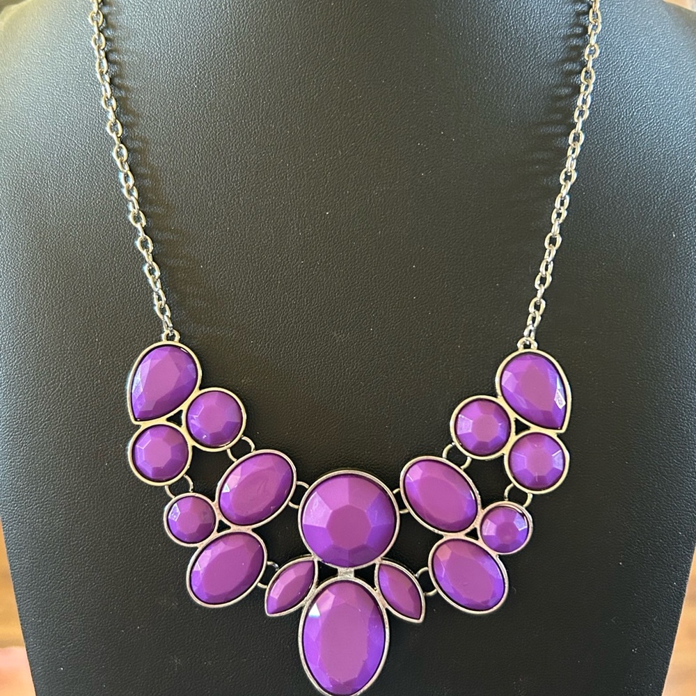 Purple necklace